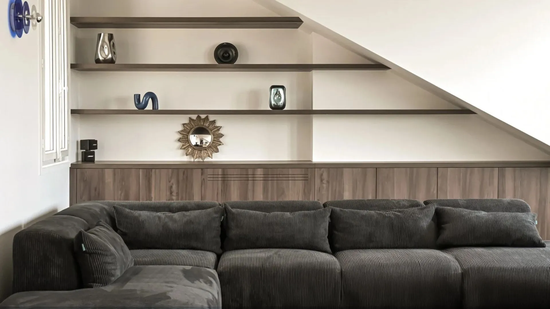 Réalisation sur mesure Dimi Interior Design - plaçage bois